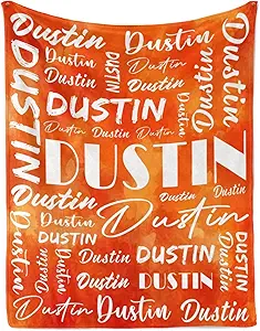 Name Blanket Personalized Name Blanket Customized Blanket with Name Text for Adult Kid Birthday Christmas Mothers Fathers Valentines Day Gift