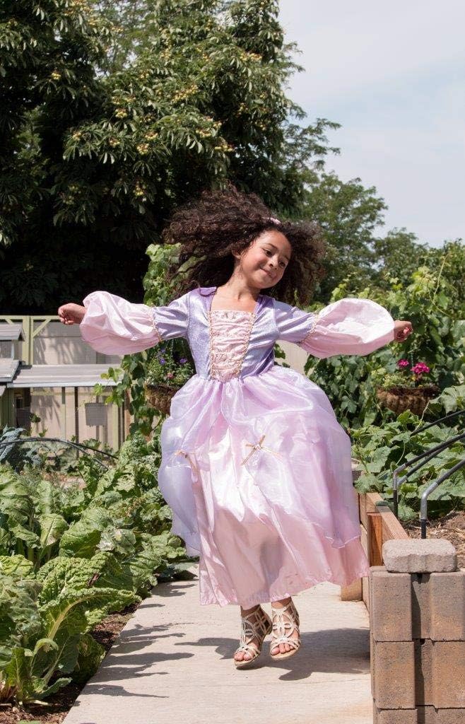 Little Adventures Deluxe Rapunzel Princess Dress Up Costume (Large Age 5-7) - Machine Washable Child Pretend Play and Party Dress with No Glitter - Image 4