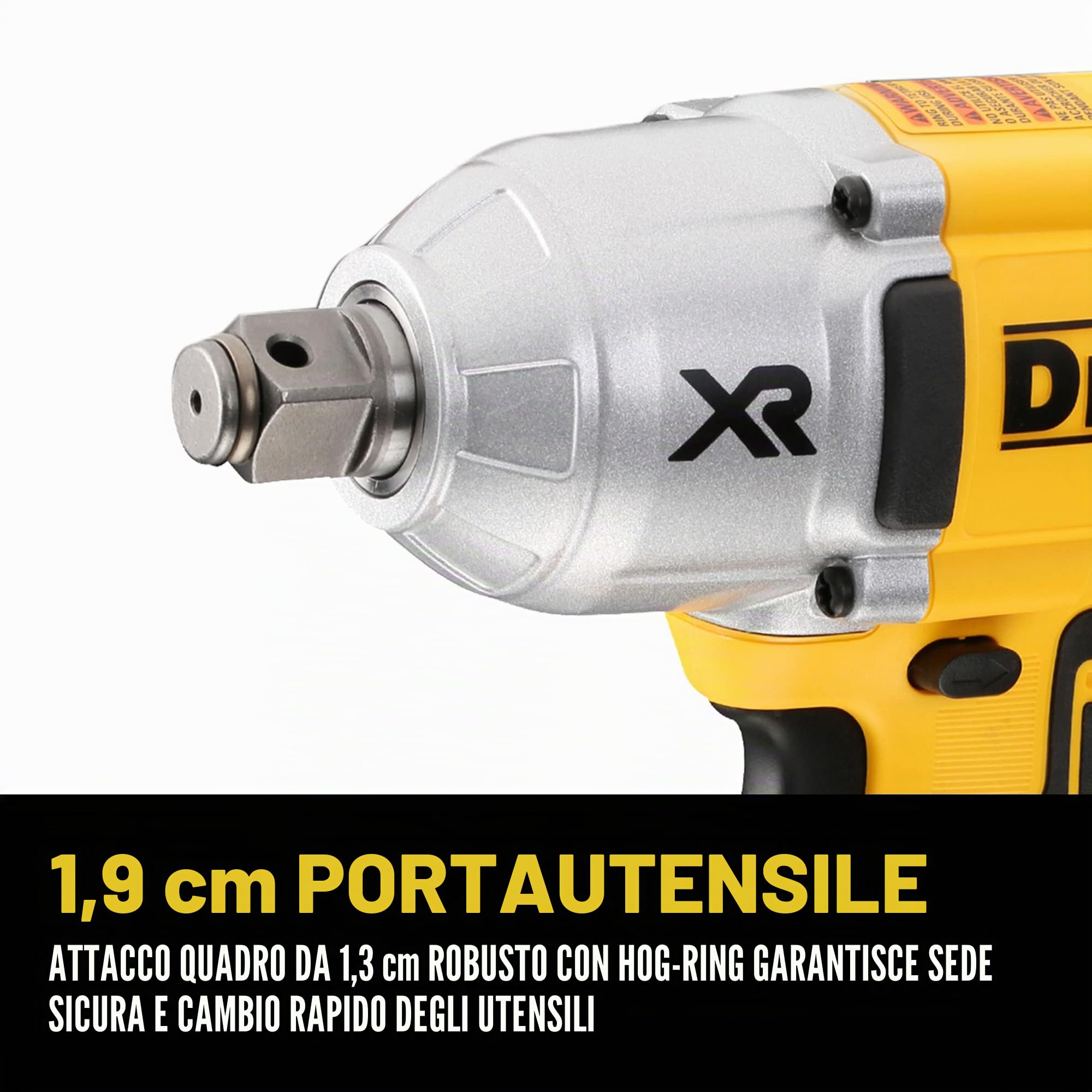 DEWALT AVVITATORI AD IMPULSI ALTA POTENZA ATTACCO 3/4” 18V, DCF897NT-XJ