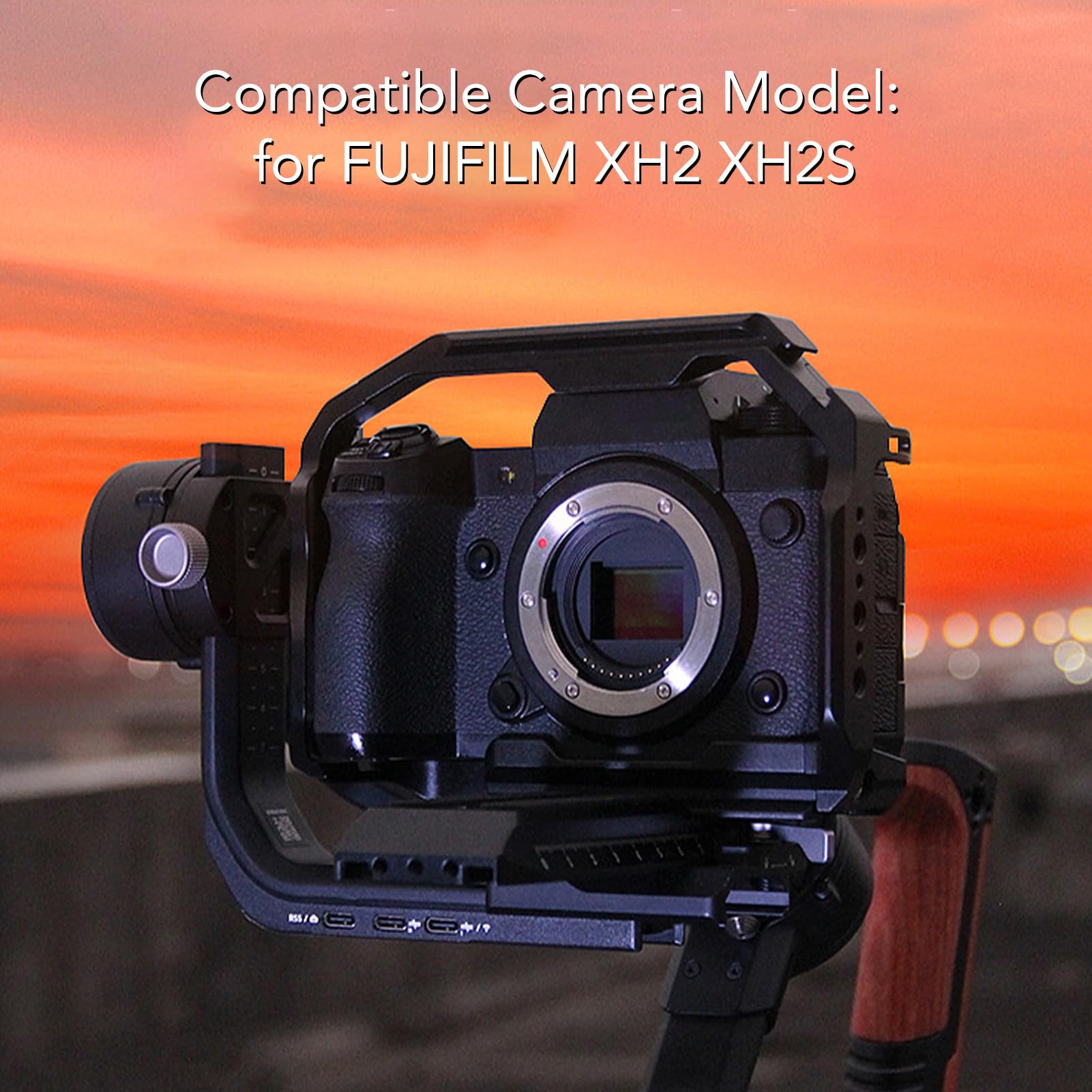 CHICIRIS Rig Video per Fotocamera Alluminio Premium per XH2 XH2S Produzione Video di Installazione Semplice