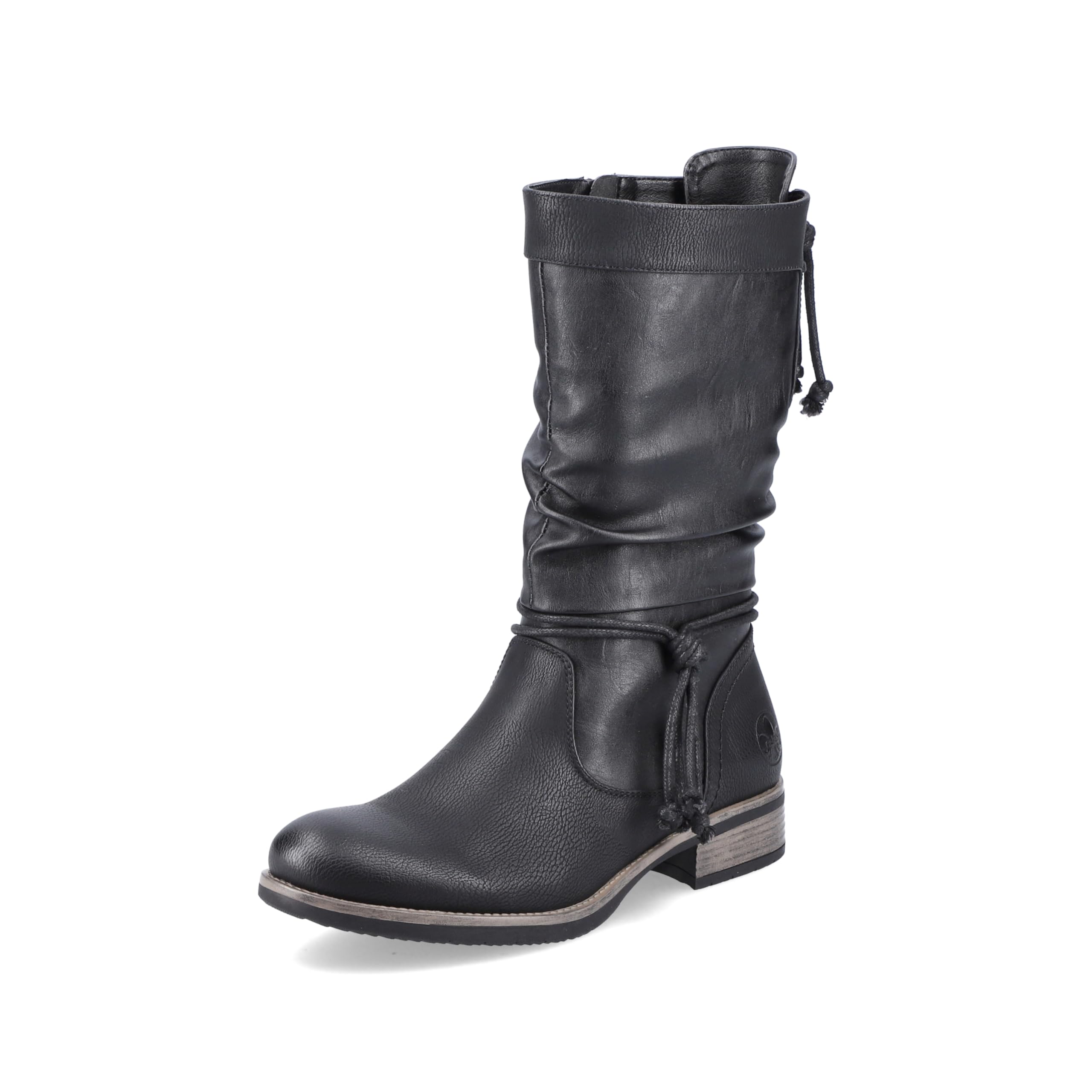 Rieker 98873, Women’s Fashion Boot, Schwarz, 5 UK