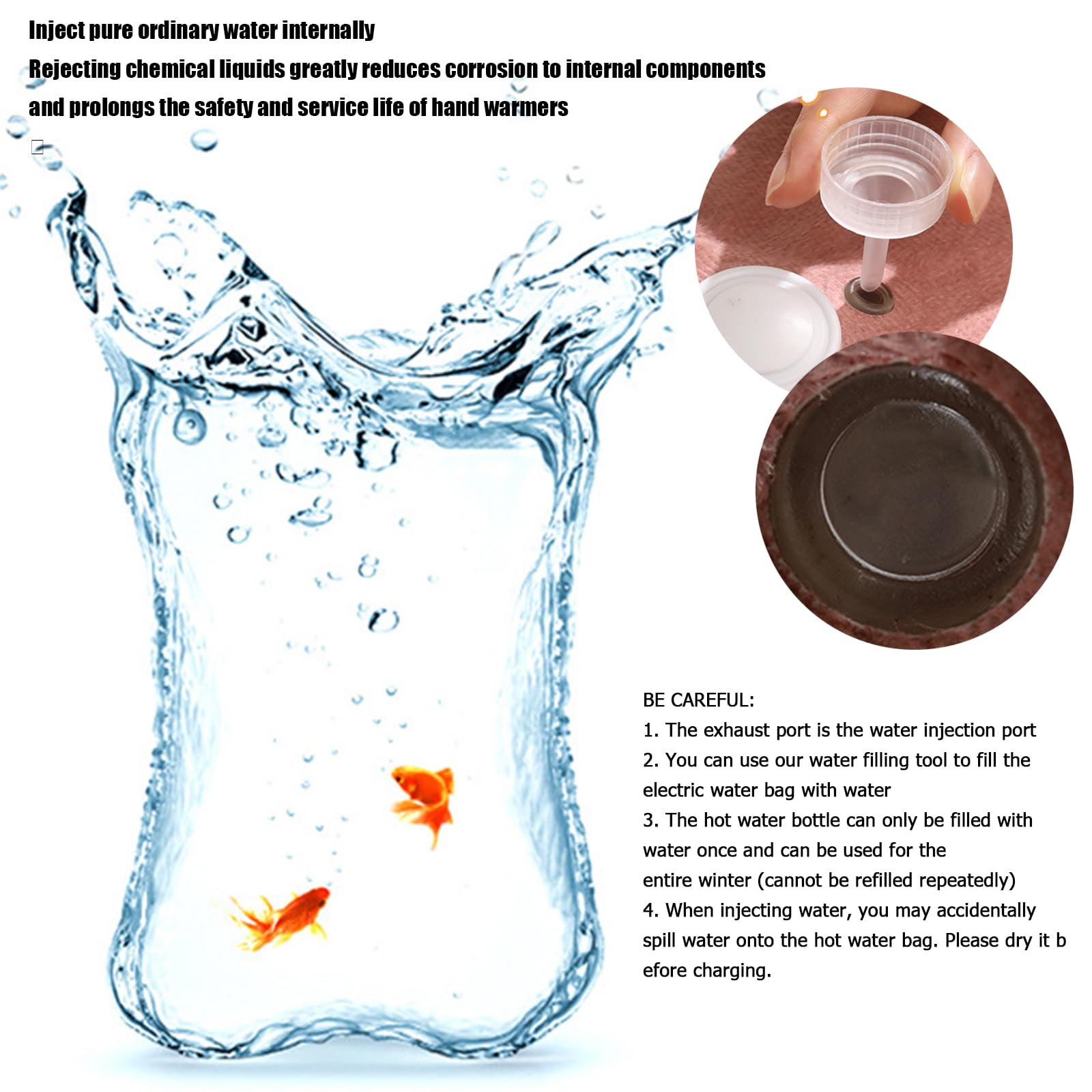 Bolsa De Agua Térmica Recargable, Bolsa de Agua Caliente Eléctrica, Bolsa de Agua Caliente Eléctrica Ahorra Energía 10 Minutos, Forro de Peluche Suave, Aliviar Dolores musculares(Marrón)