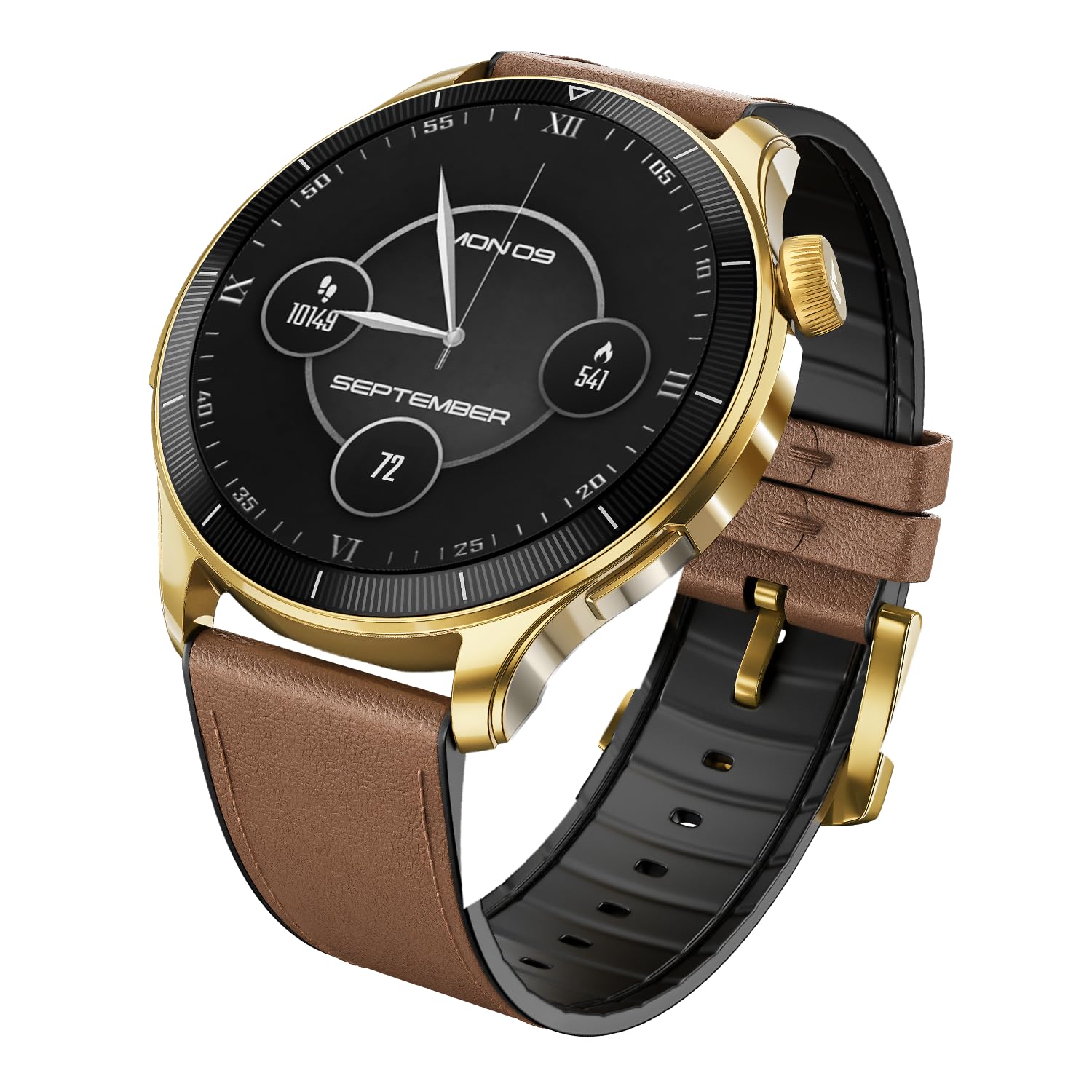 Boat Chrome Eon, 1.43” (3.63 cm) AMOLED Display, AI Coach Health Insights,Advanced S1 Processor,Auto Heart Rate, HRV,VO2 Max, Stress, TBT Navigation, IP68, Smart Watch for Men & Women (Cocoa Brown)-picture-40