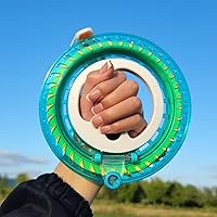 Vista 5 de Simxkai Carrete de cuerda de cometa, carrete de cuerda, enrollador de línea, viene con cerradura