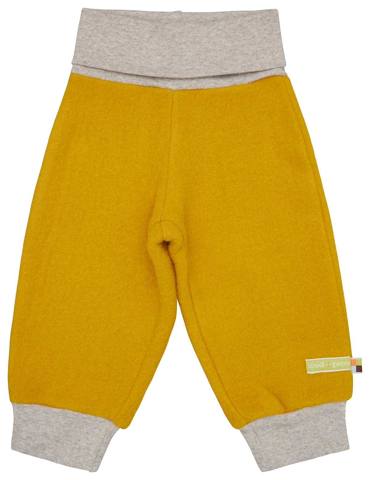 Loud + Proud Unisex Kinder Freizeithose Wollfleece, GOTS Zertifiziert