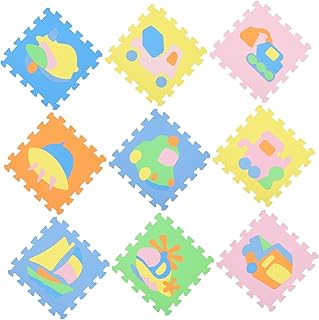 ibasenice 1 Conjunto De Tapete Para Rastejar Almofada De Chão Para Crianças Quebra-Cabeças Tapete De Brincar De Espuma Para Bebês Tapete De Espuma Para Quebra-Cabeça Tapete De Espuma