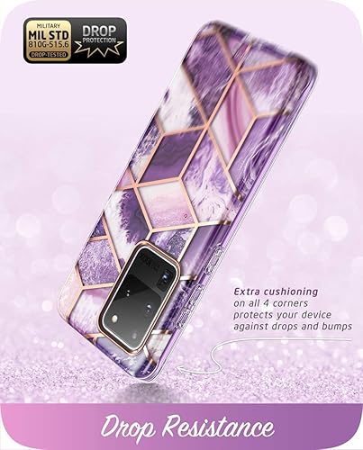 Miniatura 5 de i-Blason Cosmo Series - Funda para Samsung Galaxy S20 Ultra 5G (versión 2020), funda protectora delgada y elegante sin protector de pantalla