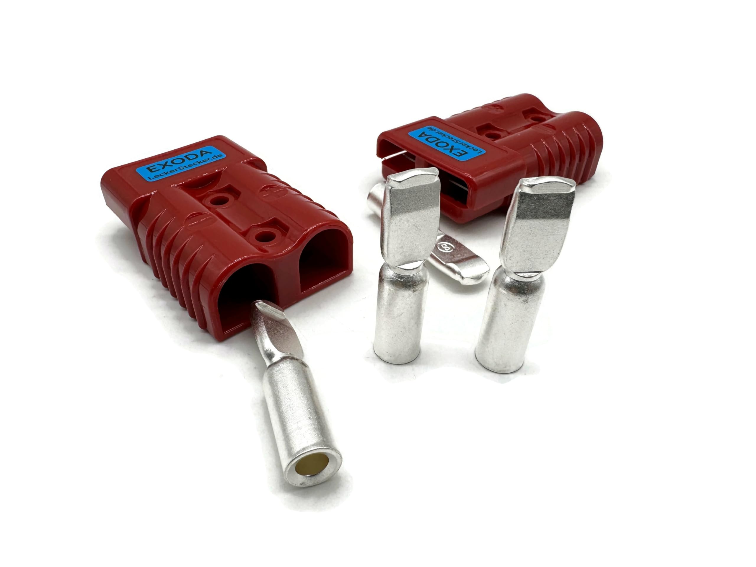 Kit Connecteur Chariot Élévateur 175A 25mm² - Prise Charge Batterie EXODA Gris