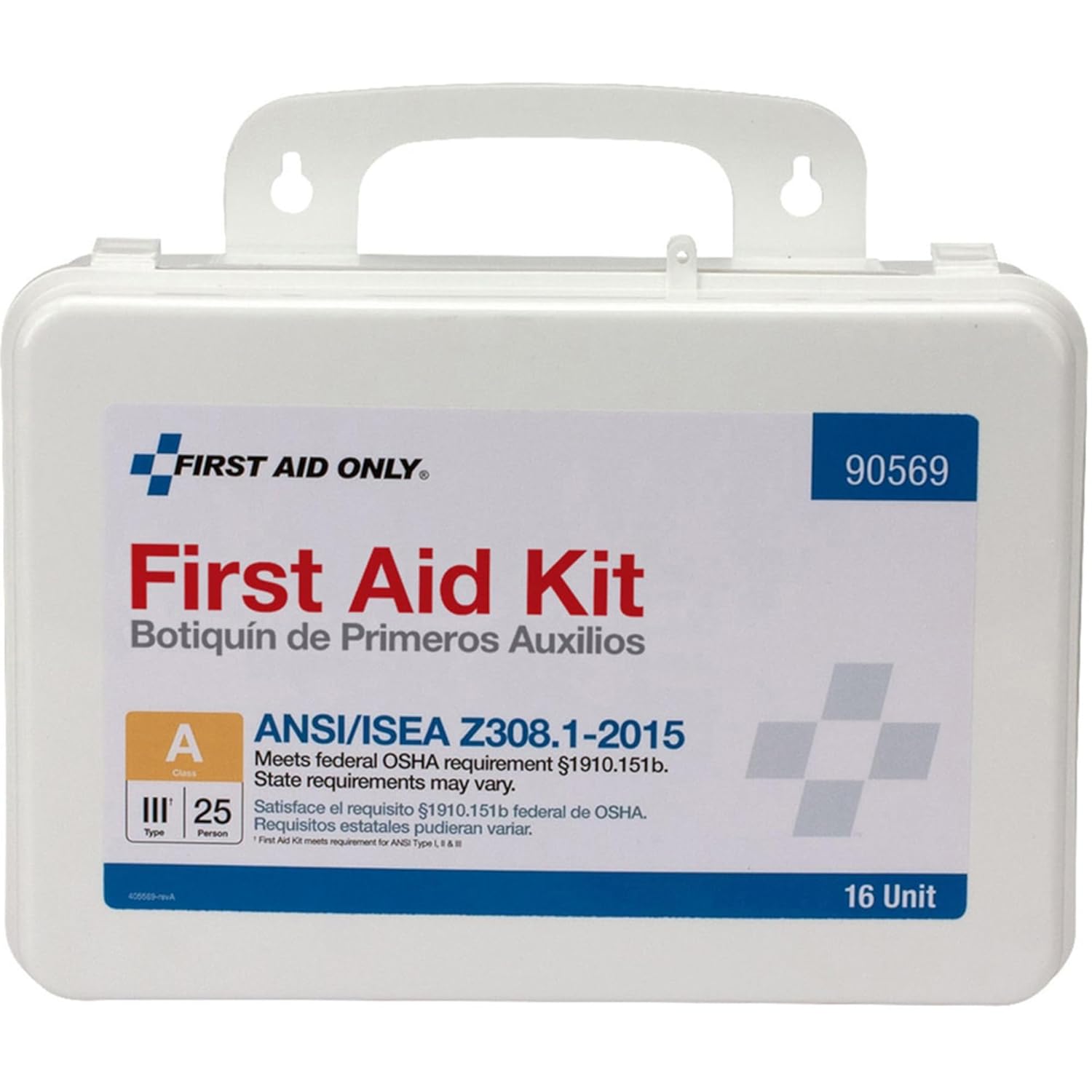First Aid Only 25-Person Unitized Plastic First Aid Kit - ANSI Compliant