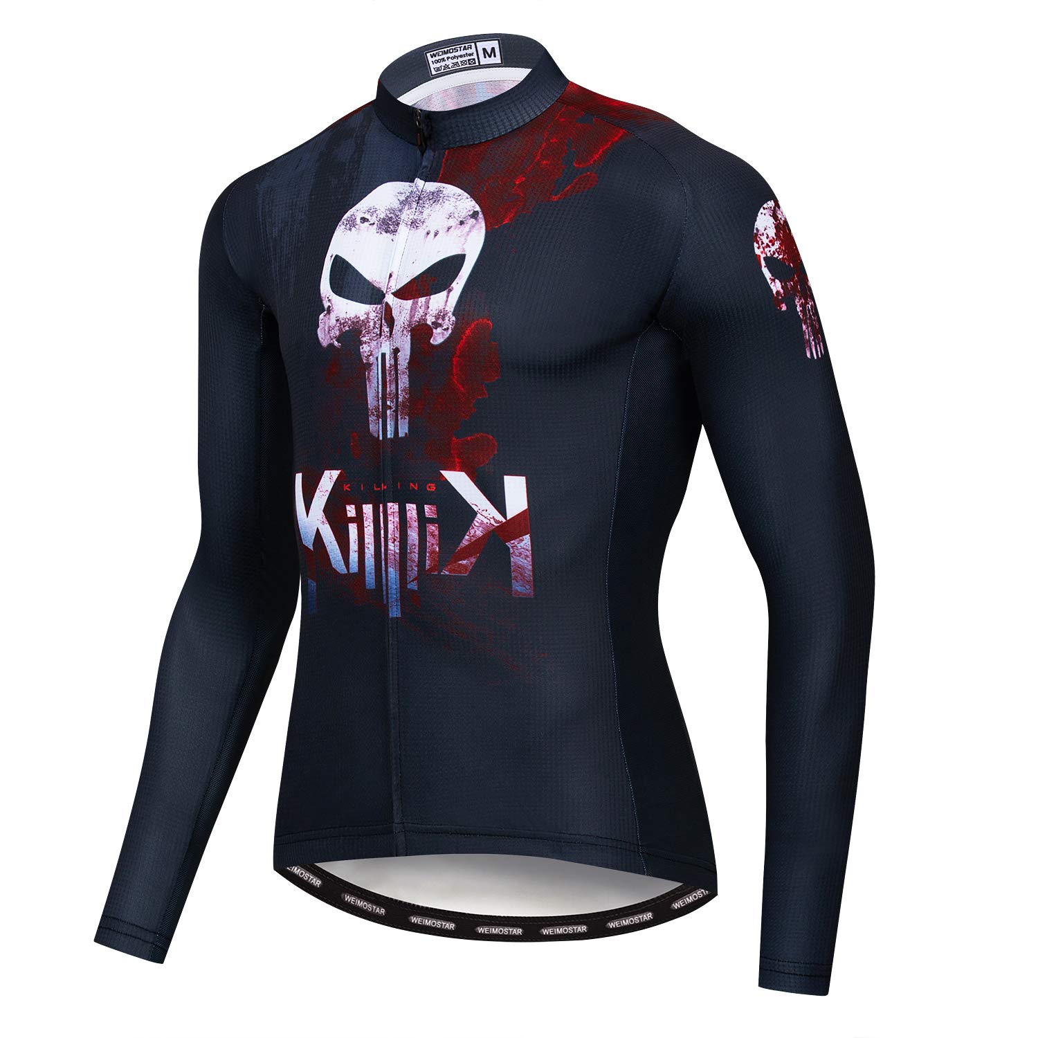 Pro Brand Team męska koszulka rowerowa odblaskowa z długim rękawem, 22, 3XL