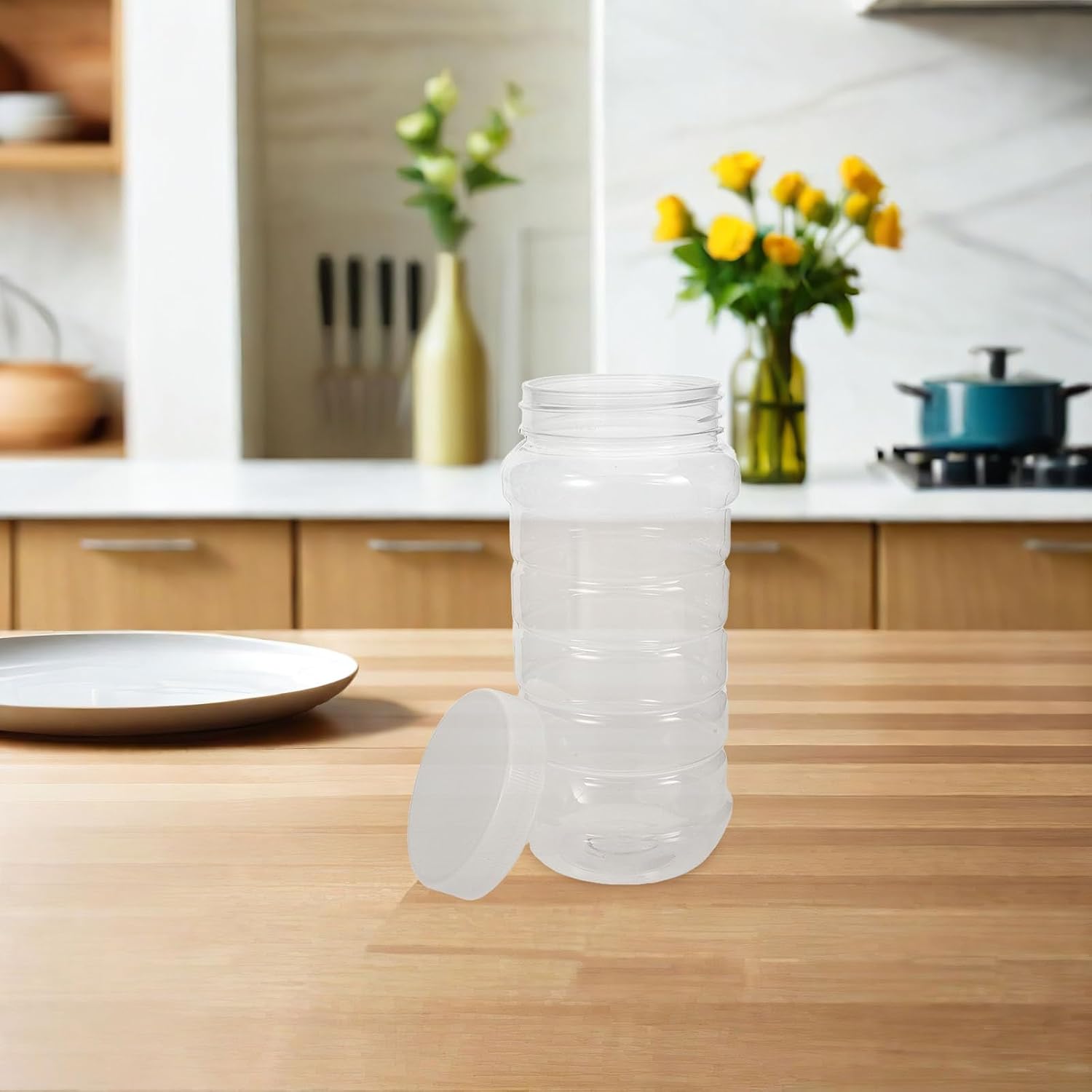 Ipetboom 10 Pack Plastic Honey Dispenser Bottles with Airtight Lids image 4