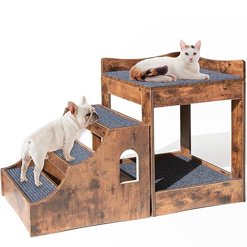 Super Large Multi-Level Pet Bunk Bed for Dog and Cat,