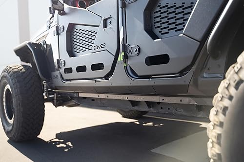 Miniatura 7 de DV8 Offroad Rock Skins para el Jeep Wrangler JL 2018-2025 de 4 puertas | Protege los paneles inferiores de la carrocería de rocas y escombros |