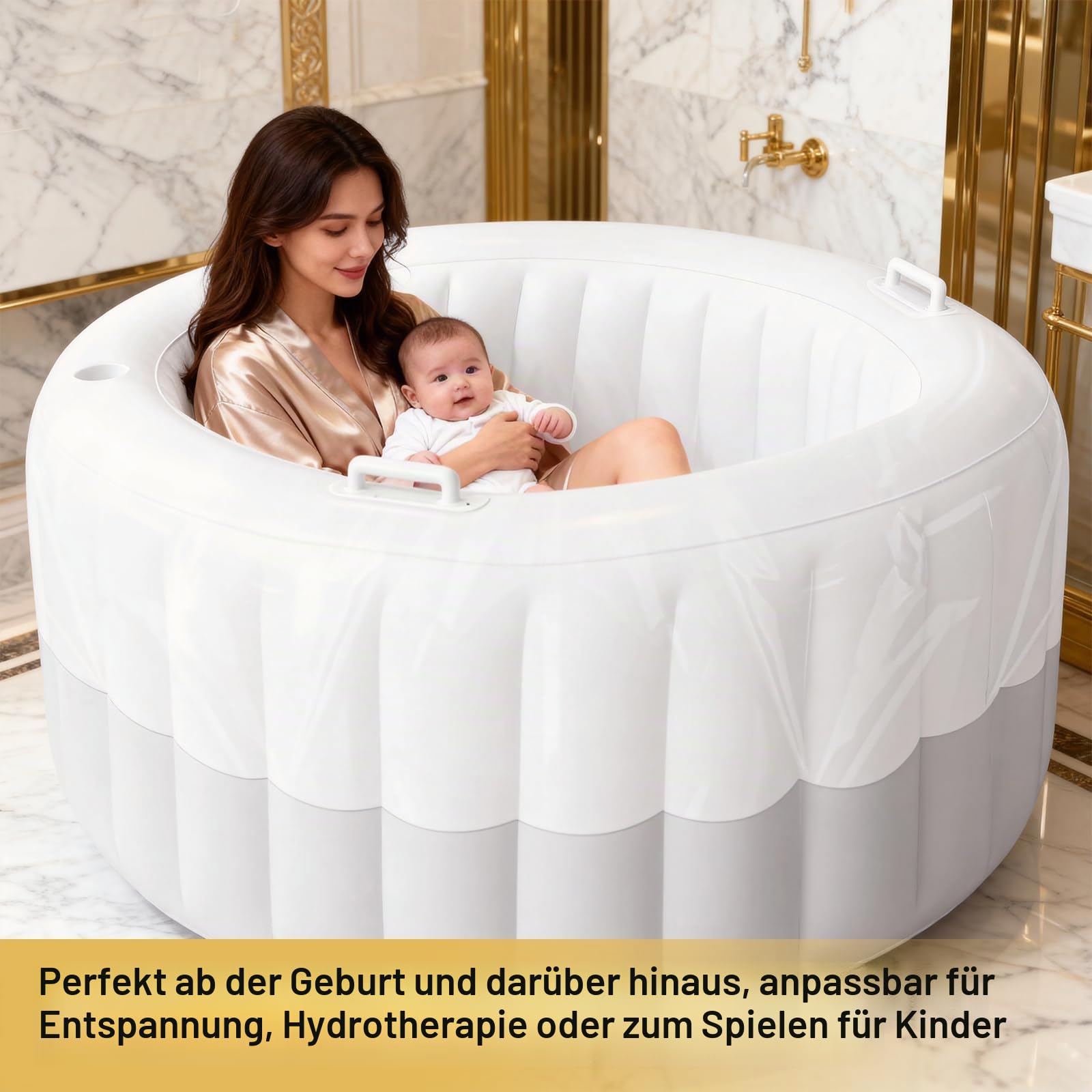 Premium Geburt Pool Liner, Geburtspool für Hausgeburten, unverzichtbar für Hausgeburten, Arbeit und Lieferung, ideal für die Geburt von Poolmüttern, Hebammen und Doulas einlagig transparent