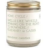 Home Cycle&apos; Coconut Soy Wax Candle &vert; Premium Hand Poured & Long Burning &vert; Rosemary & Cassis Scent &vert; Phthalate-Free &vert; for Home&comma; Office&comma; Gift - 7&period;8 Oz