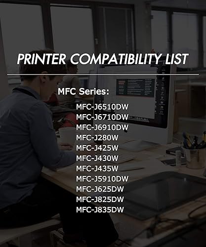 Miniatura 2 de Paquete de 10 cartuchos de tinta compatibles con Brother LC79CL LC79 LC79 XXL LC79 XXL Super High Yield (grande negro) para impresora MFC-J6910CDW