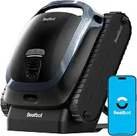 Beatbot AquaSense 2 Aspirador de pó robótico sem fio, estacionamento de superfície inteligente, limpeza de linha de água de passagem dupla, limpa piso, paredes e linha de água, piscinas acima e no