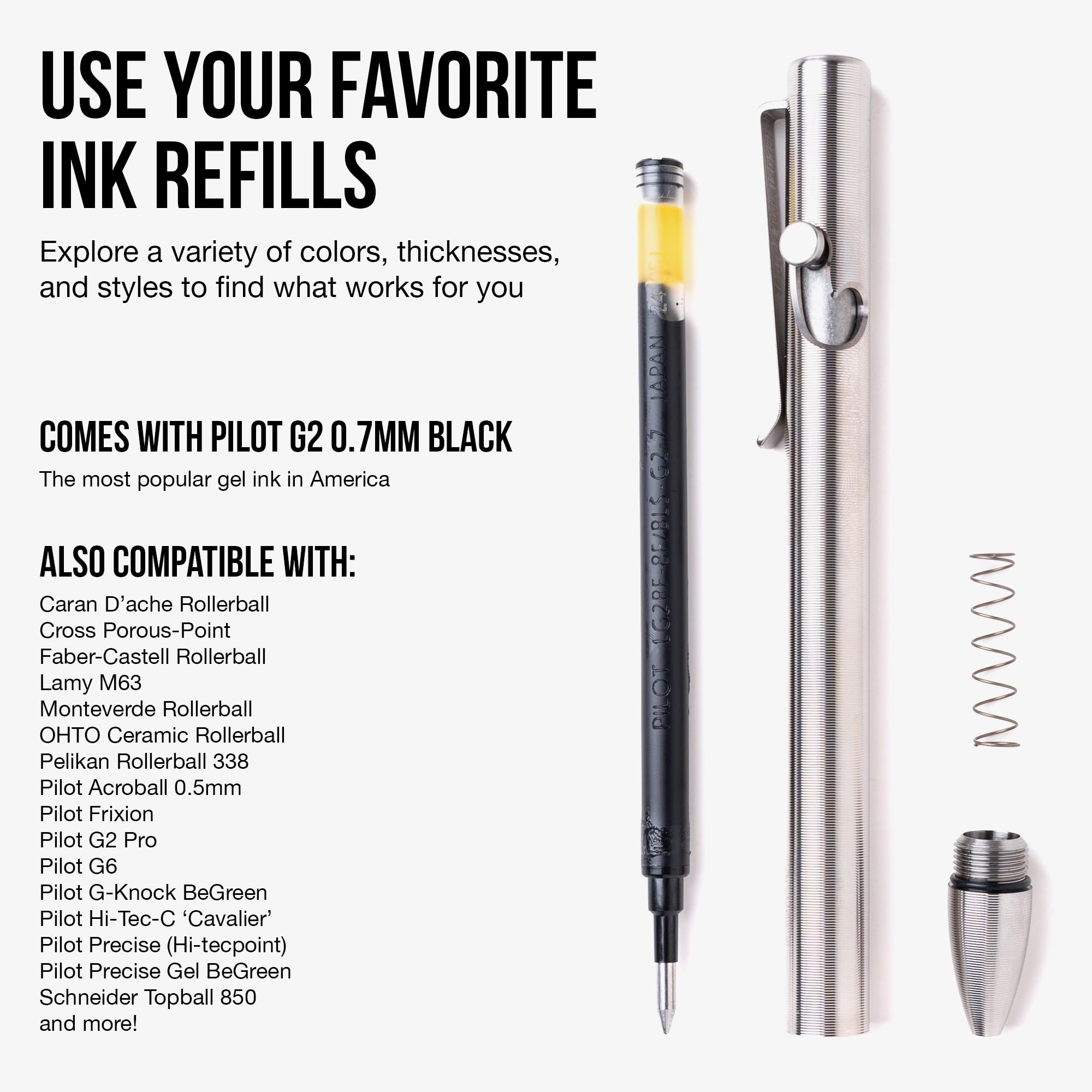 Tactile Turnチタンボルトアクションペン Amazon.com : Tactile Turn Titanium Bolt Action Pen - Standard