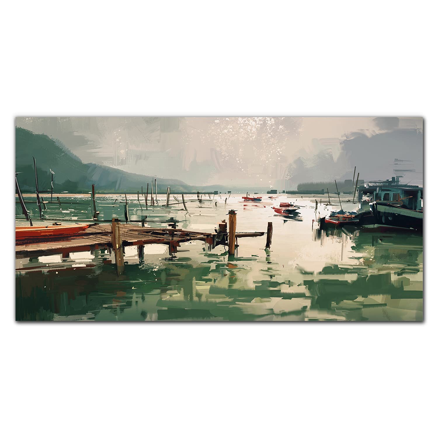 Dosseret en verre trempé 120x60cm ultra résistant avec décor marin haute définition