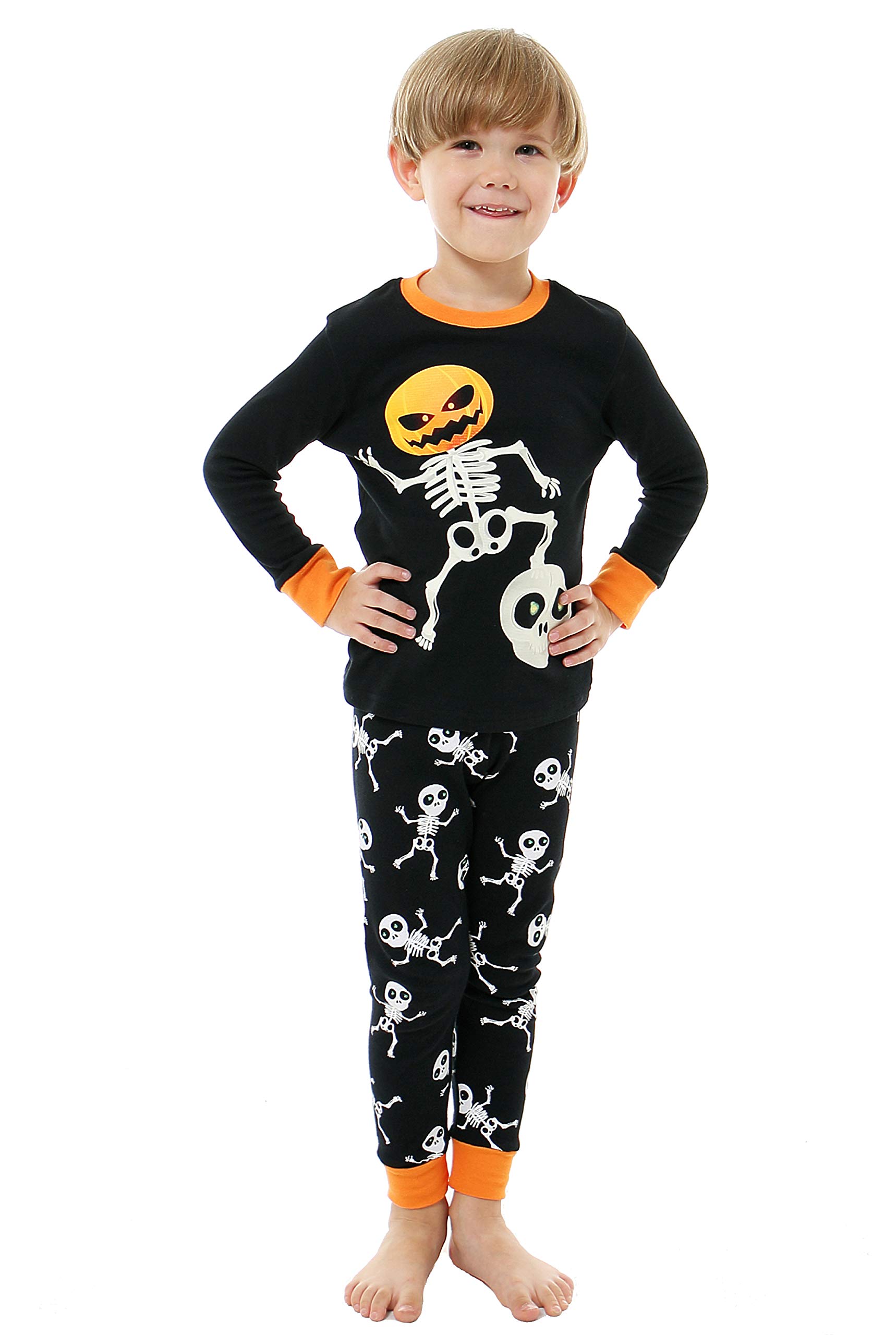 AMGLISE Boys Girls Cotton Pajamas Set Kids PJS Toddler Sleepwear