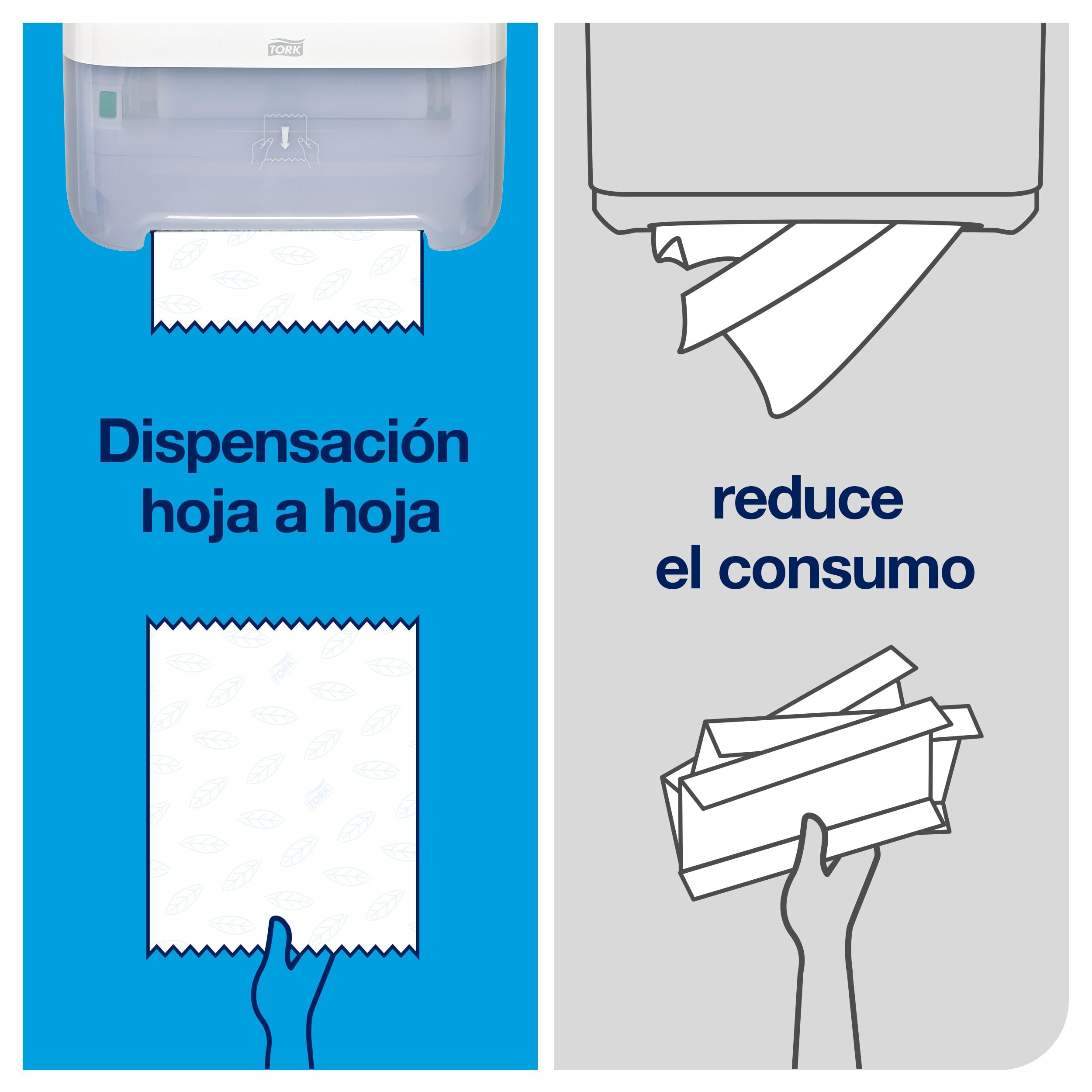 Tork Matic Toalla de Mano de Papel Natural H1, Advanced, Toallas de Papel Antirroturas, 2 capas, 6 × 150 m, 290099