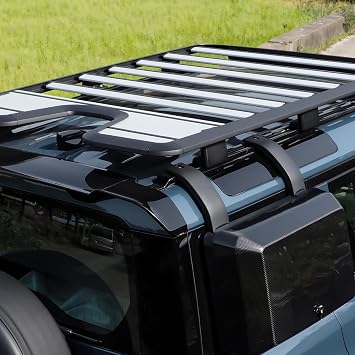 Roof Rack Platform Cargo System Rooftop Cargo Luggage Carrier for Land Rover Defender 110 2020-2025