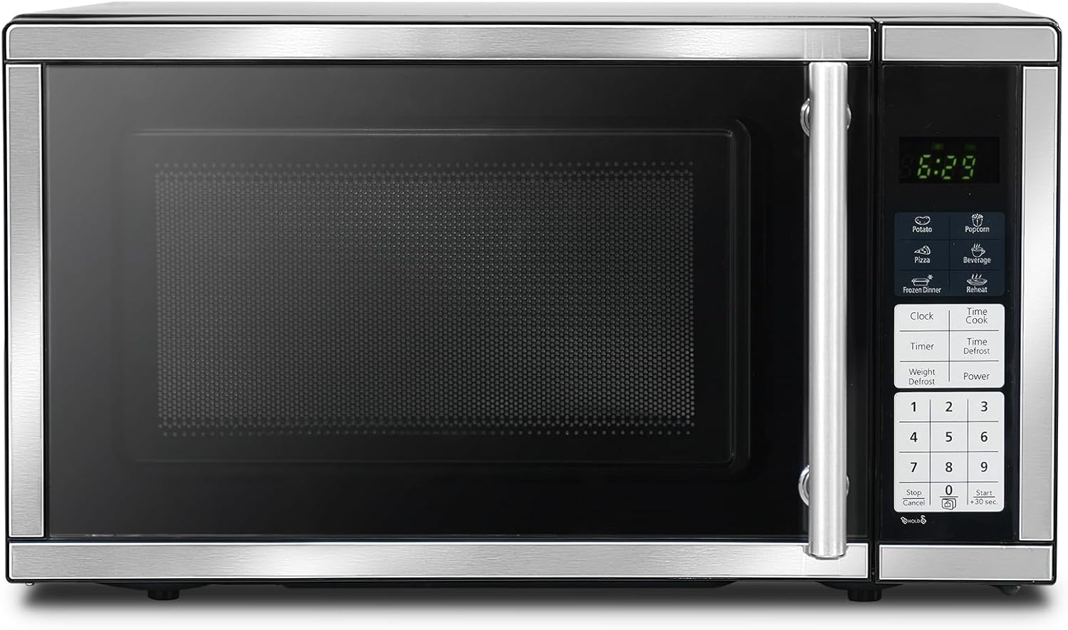 Countertop Microwave Ovens 0.7 Cu. Ft. 700 Watts Microwave Oven With LED Lighting,Turntable and Child Lock,Compact Microwave Perfect for Apartments and Dorms,Easy Clean Interior, Black
