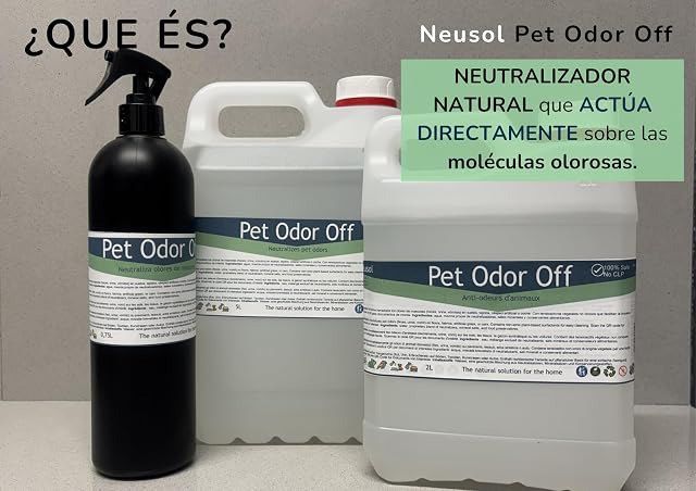 Foto 3 de 6 de Neusol Pet Odor Off - Neutralizador Olor Mascotas orina sin Fragancia