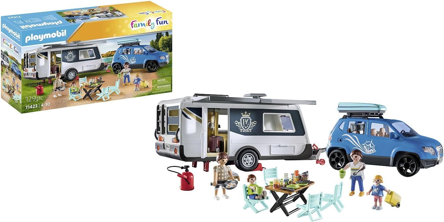 PLAYMOBIL 71423 Caravan with Car