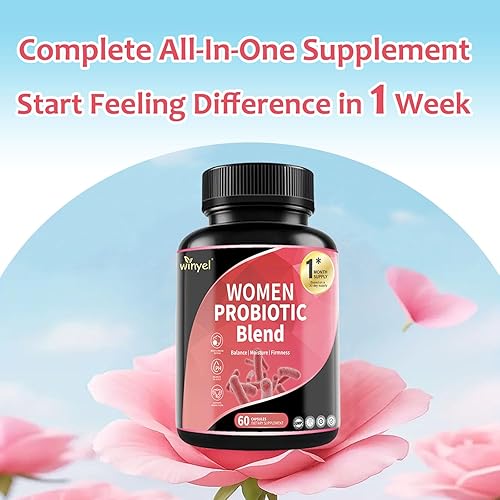 Miniatura 4 de Probióticos para mujeres Balance de pH para mujeres Bienestar femenino Apoya la salud digestiva e inmune Mezcla de múltiples cepas de 50 mil