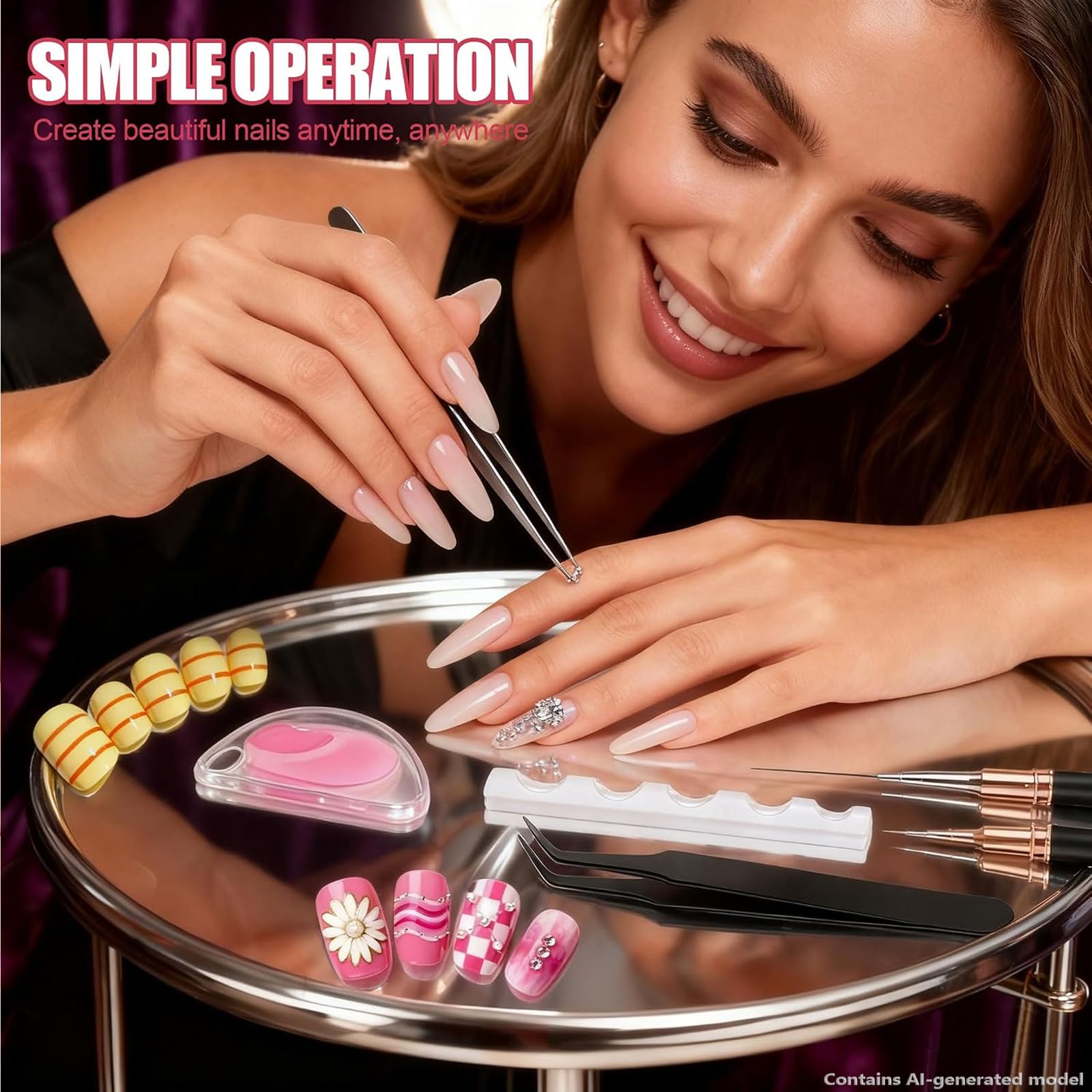 Nail Striping Tape Kit - Easy Nail Art Designs -4