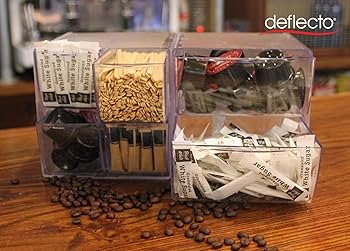 Amazon.com: Deflecto Stackable Clear Cube Organizer with