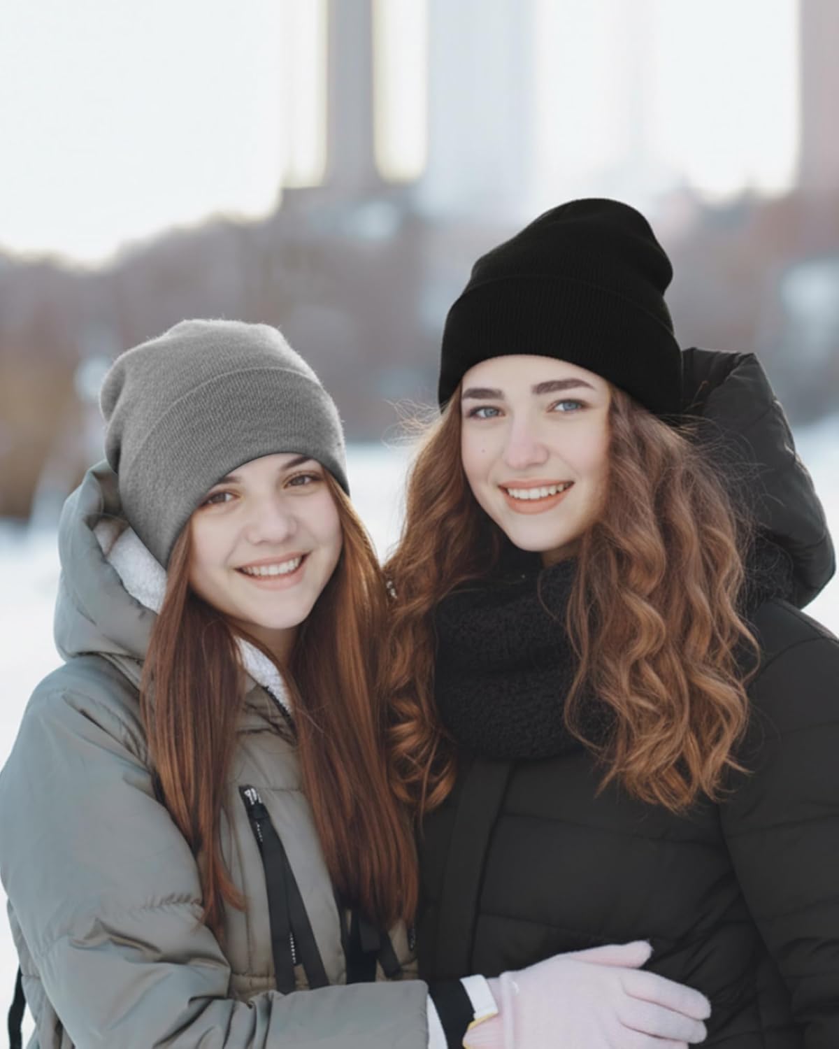 Zhanmai 12 Pack Winter Beanie Hats for Men Women Beanie Bulk, Warm Knitted Cuffed Cozy Skull Cap - Image 3