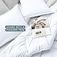 Vista 250 de Bare Home Comforter Set - King/California King Size - Ultra-Soft - Goose Down Alternative - Premium 1800 Series - All Season Warmth