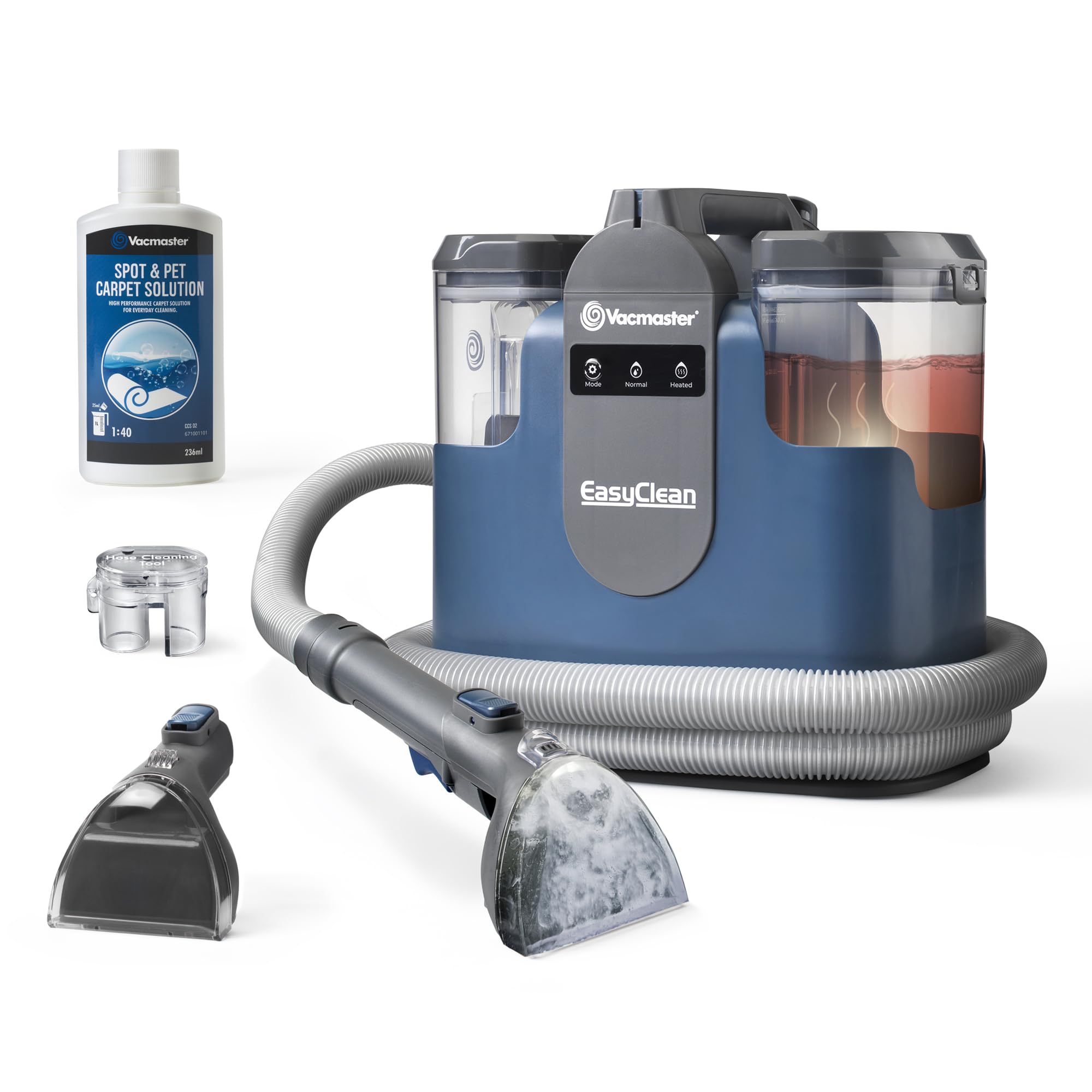 Vacmaster - EasyClean Thermo SCC1201H-01 Carpet Spot Cleaner - 500W - Blue