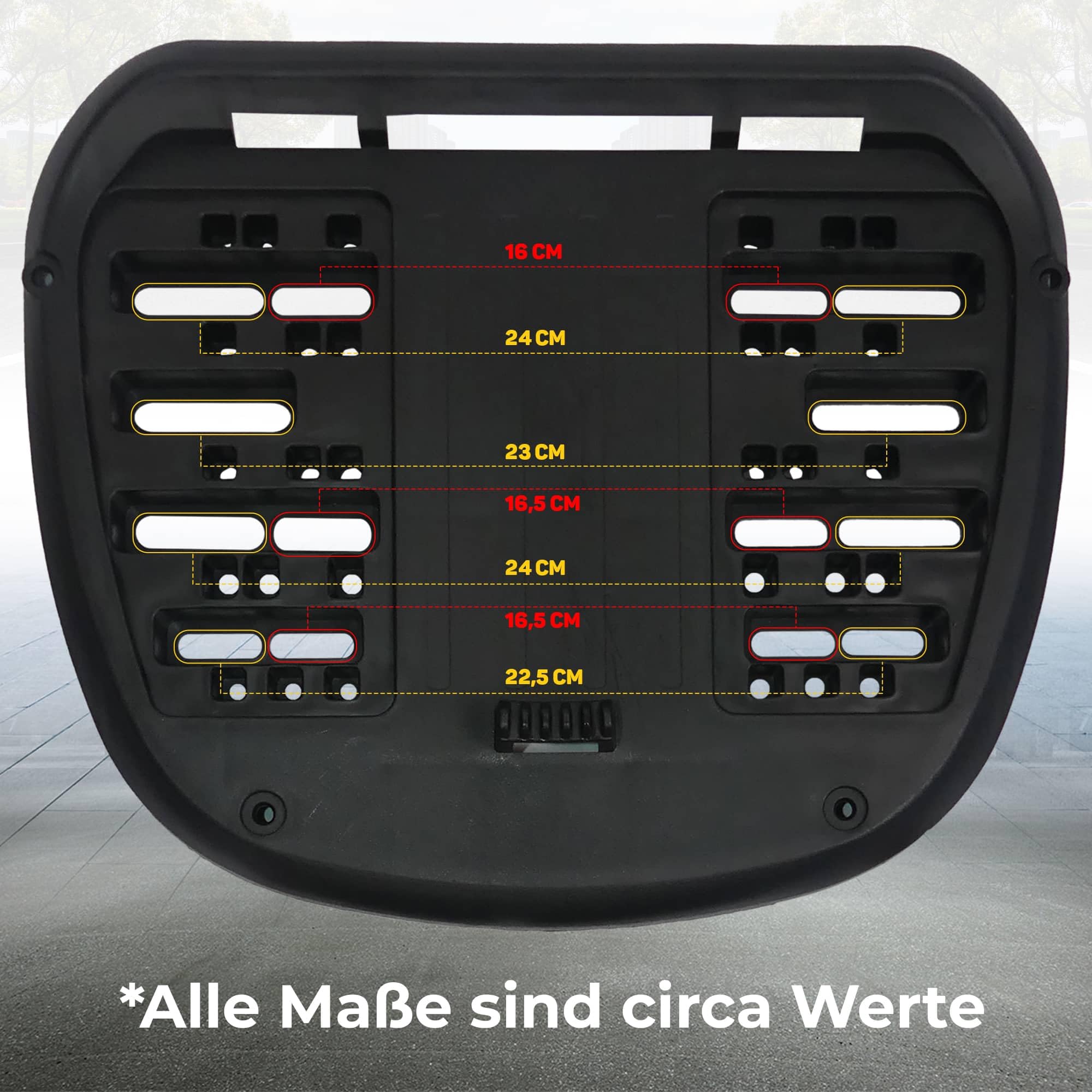 BREMER SITZBEZÜGE Motorradkoffer Top Case 52 lt Motorrad Roller Rollerkoffer Motorradtasche
