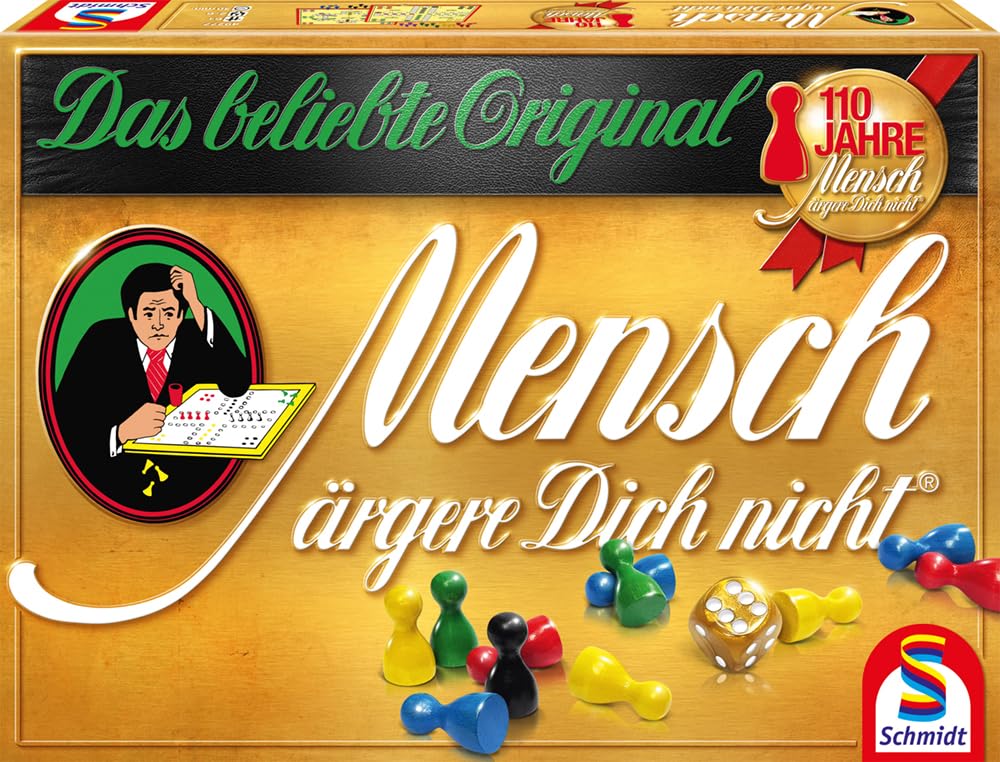 Schmidt Spiele - Mensch ärgere Dich nicht, Gold Edition