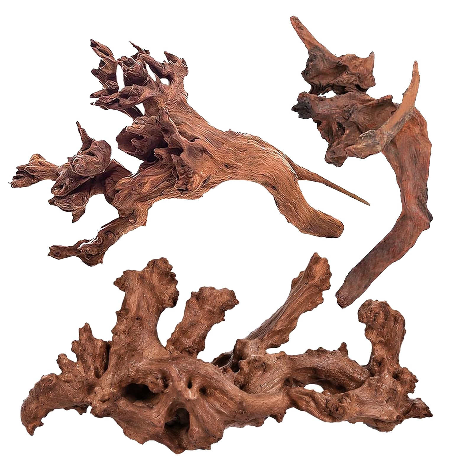 WDEFUN 3 PCS Natural Driftwood