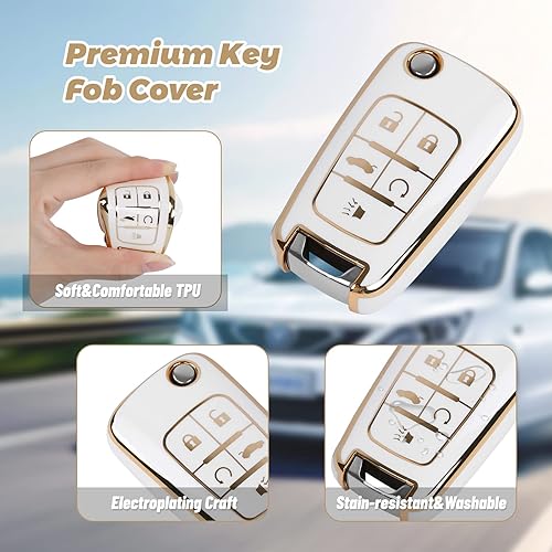 Miniatura 6 de Funda dorada para llavero, Para Chevy-a