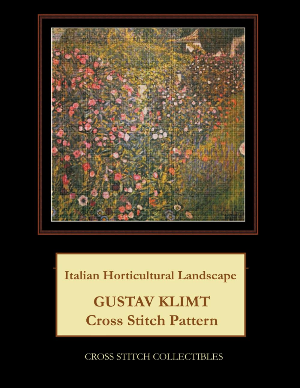 Italian Horticultural Landscape: Gustav Klimt Cross Stitch Pattern