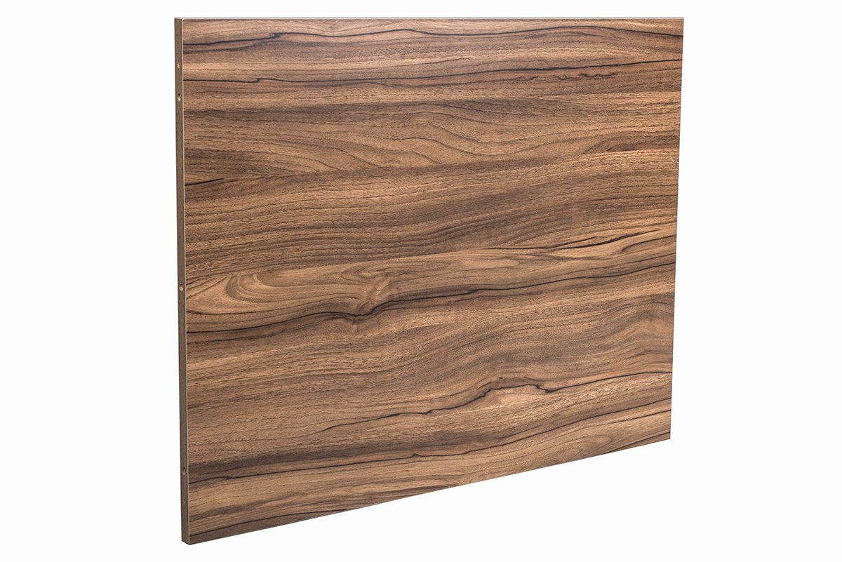 Aquariss Walnut New 700Mm Mdf L Shape Shower Bath End Panel
