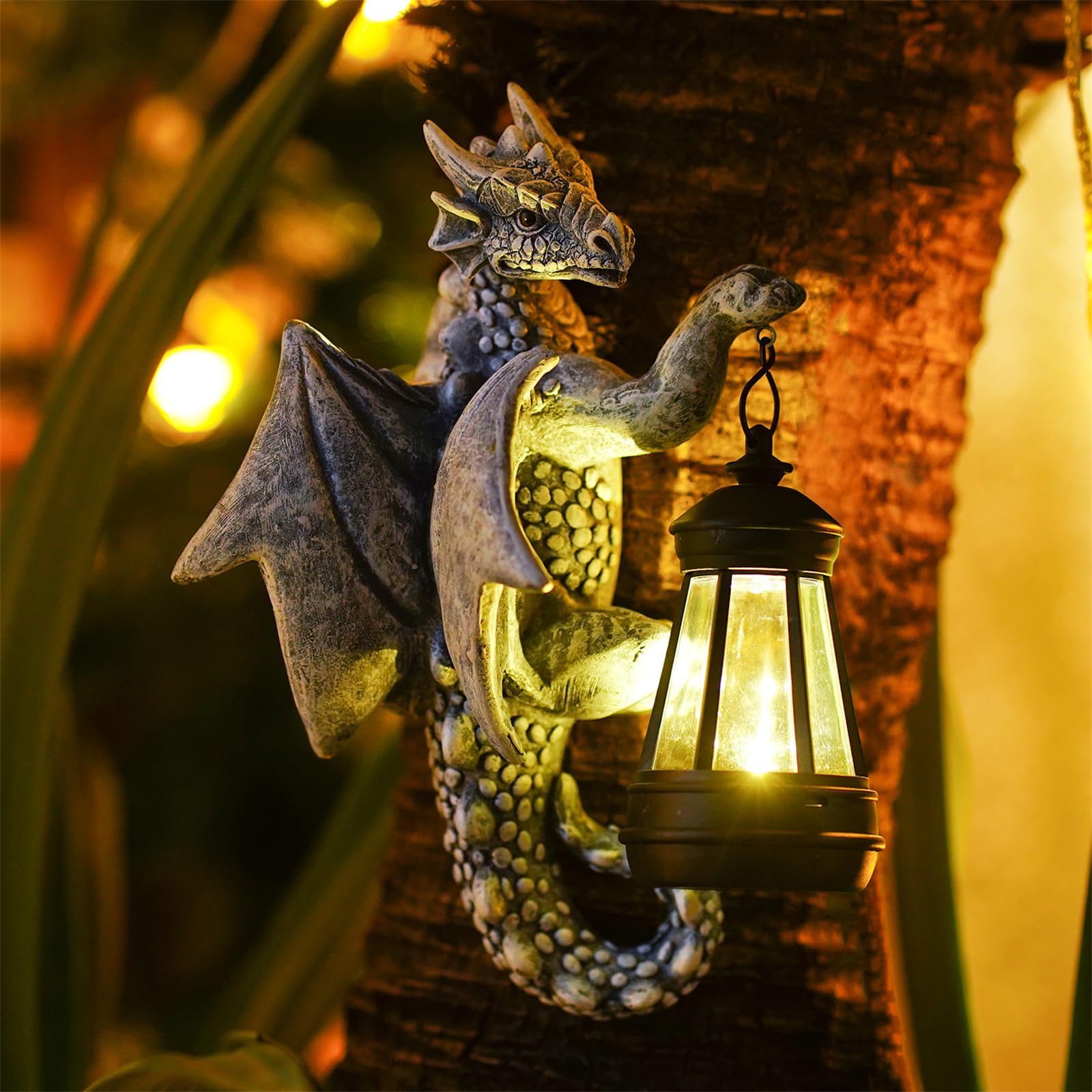 Cyrank Drachen Figur – Niedliche Baby-Drachen Lesebuch Statue, Harz, Ca. 10 X 9 X 6,3 Cm