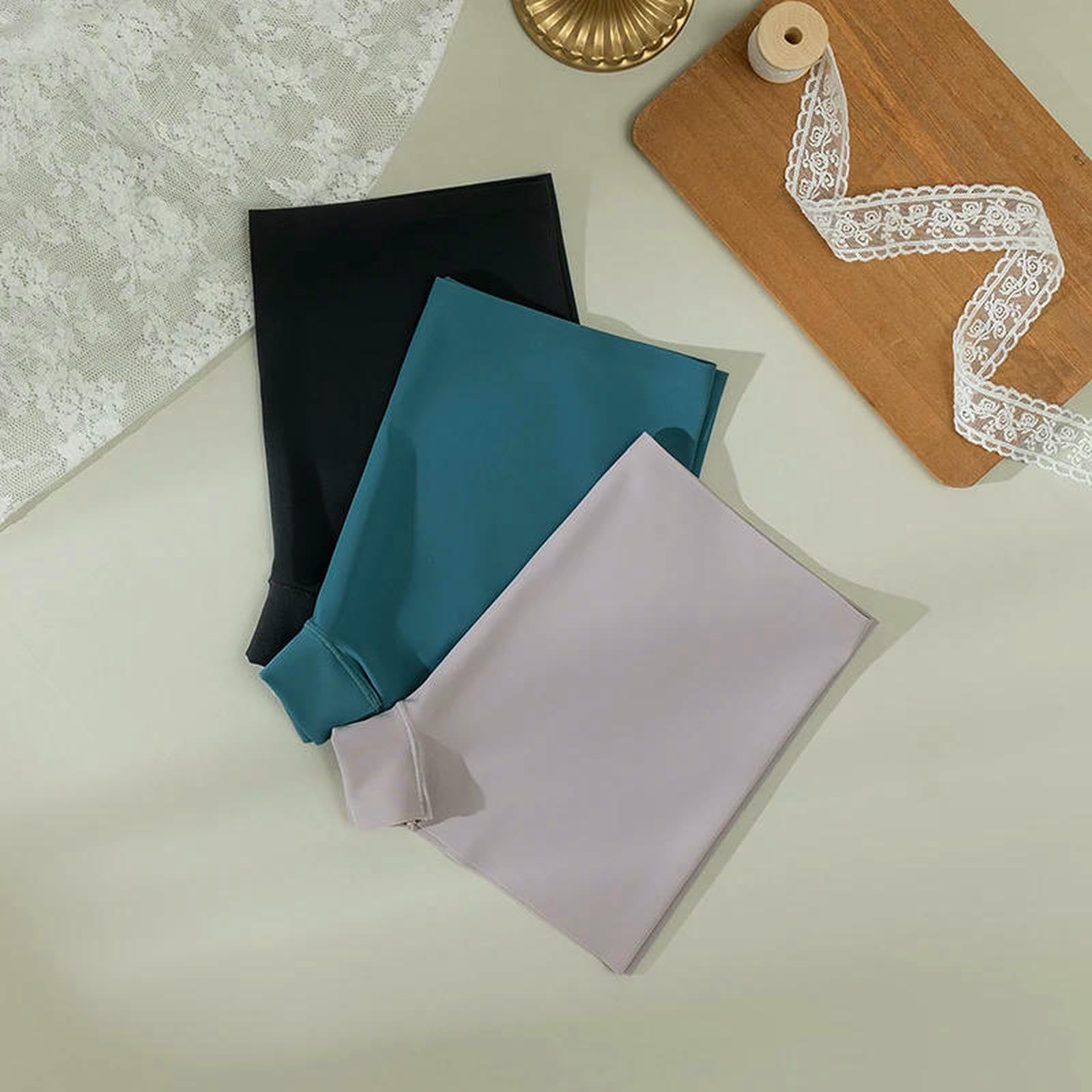 Mutande Donna Cotone 4pcs Mutandine da Pugili Senza Soluzione di continuità in Lingerie Traspirabili Comode Boyshorts Seta Biancheria Intima Donna-Set 1-s-4 Pezzi