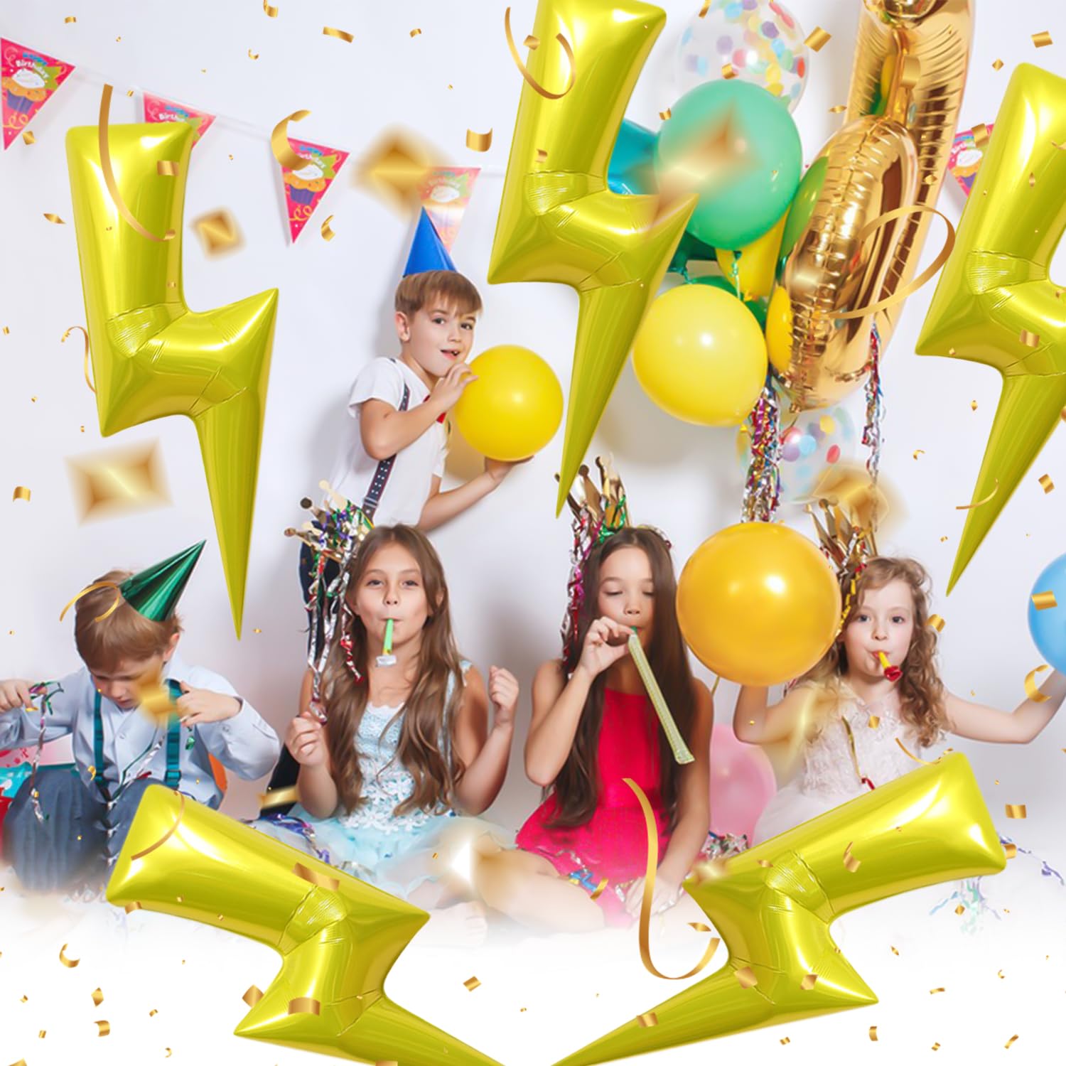 Amosfun - 4 Palloncini In Alluminio A Forma Di Racchetta Da Badminton | Decorazioni Per Feste A Tema Sportivo, Compleanni