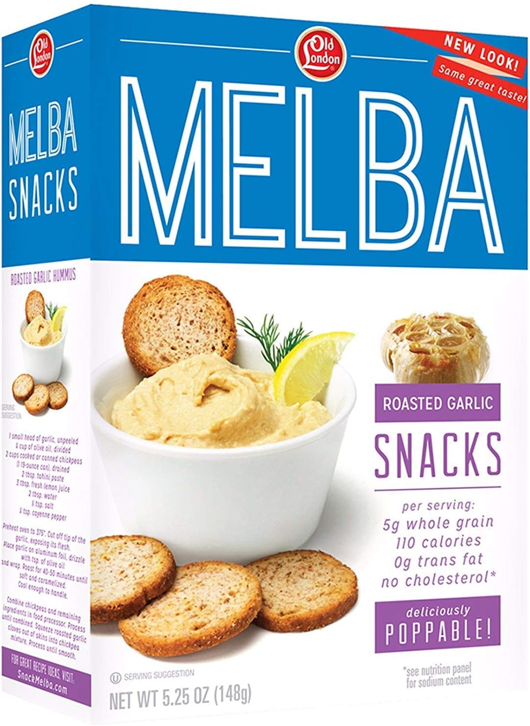 Melba Snacks, Roasted Garlic 5.25 ounce (1 Count)