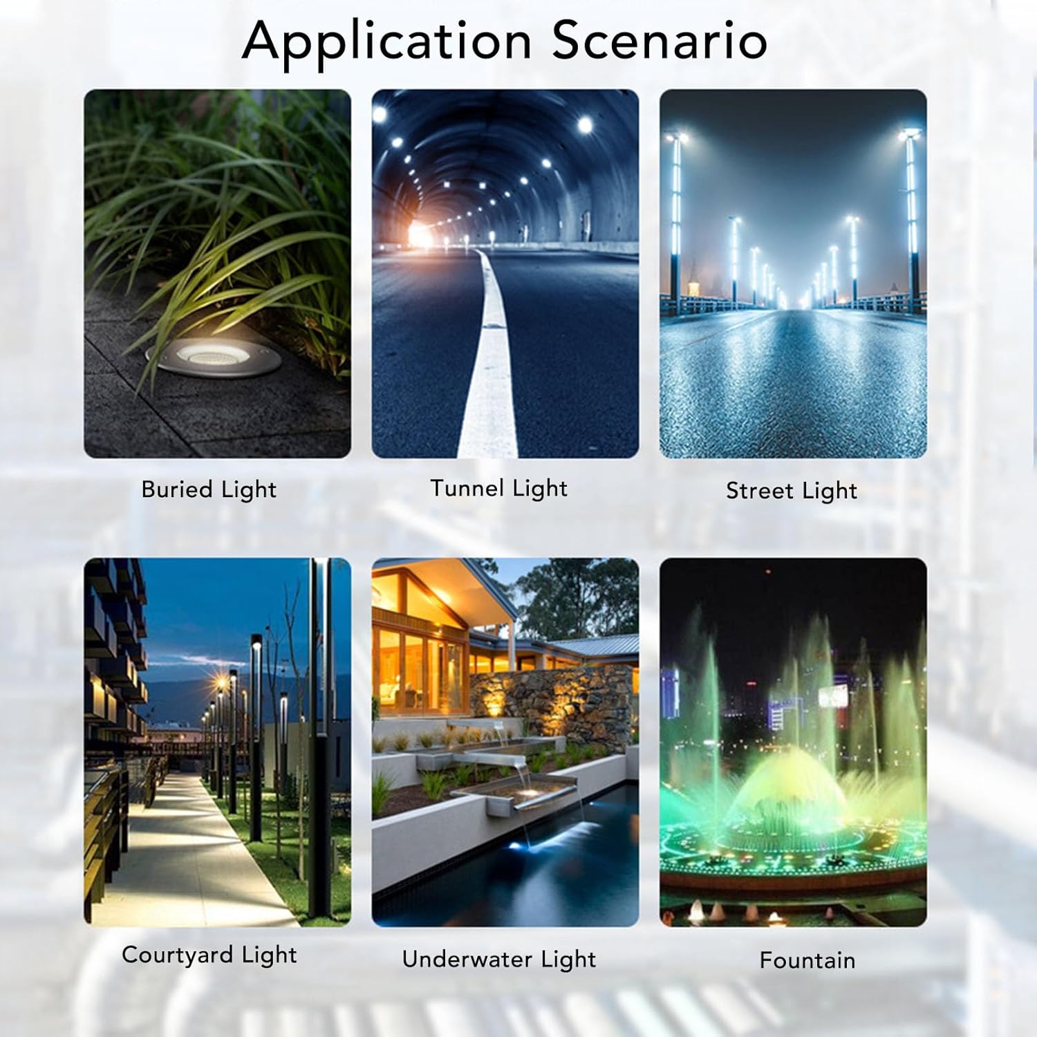 Buachois IP68 Watertight 40A 600V Black Plastic External Junction Box, 2 Way Plug Line, Includes 1 Box & 3 Screws, PA66 & Silicone Material, Ideal for Outdoor LED Landscape Lighting