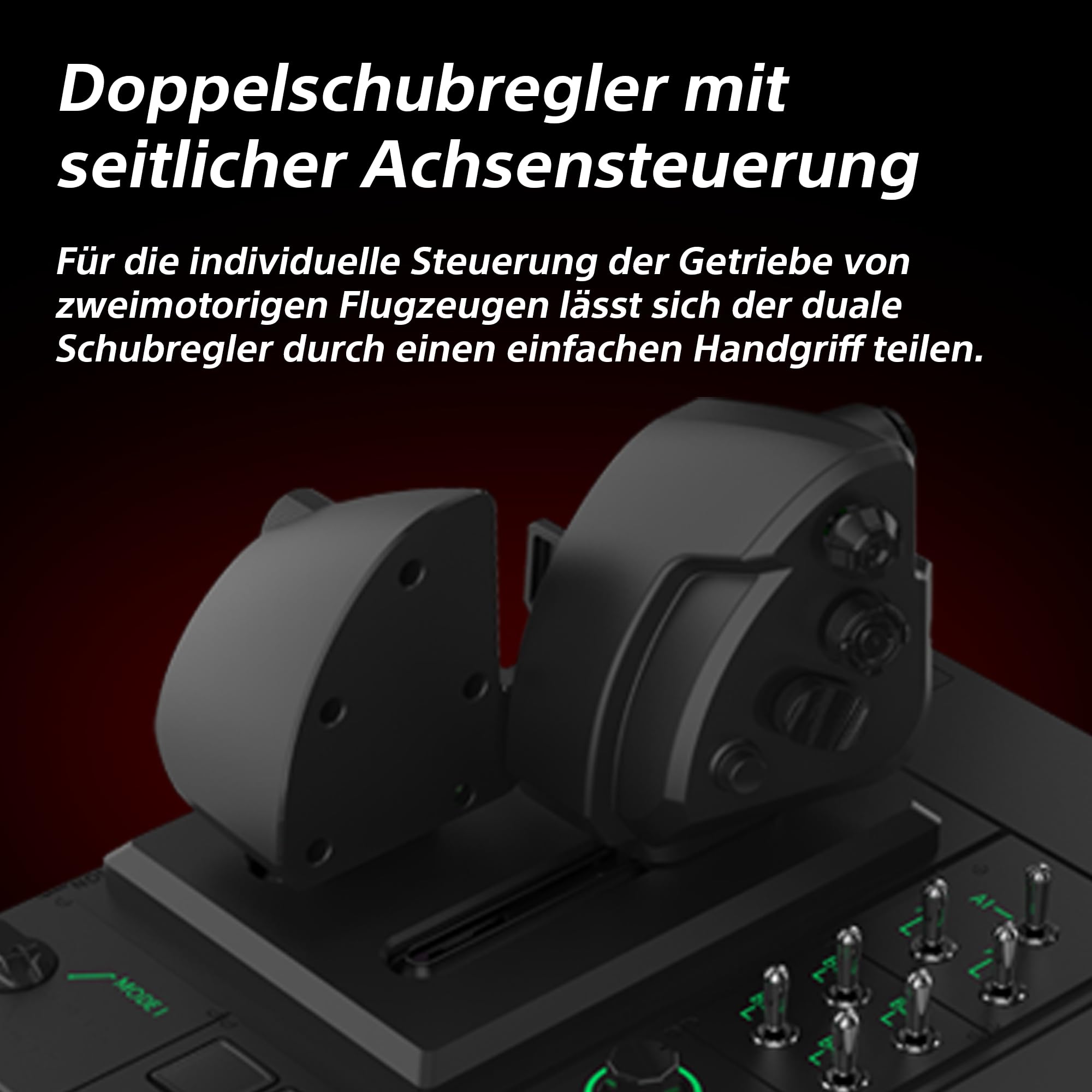 HORI HOTAS Flight Control System & Mount for PC (Windows 11/10)