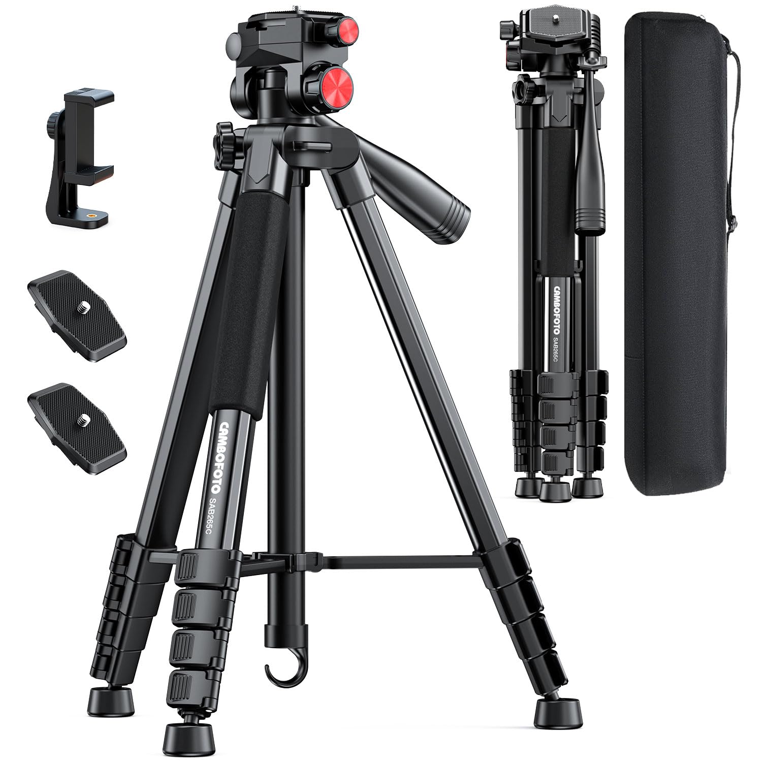 CAMBOFOTO 72' Camera Tripod