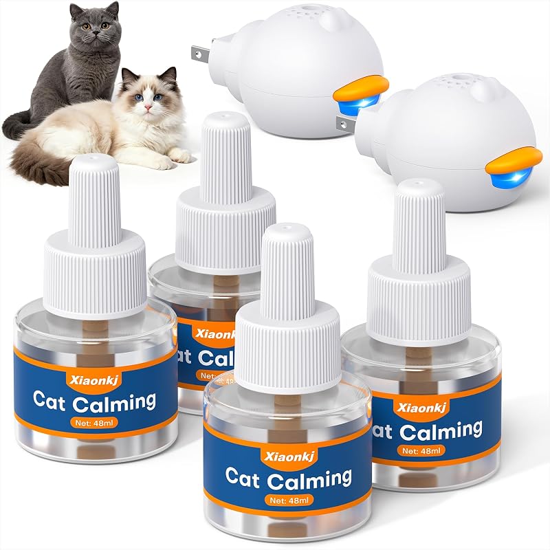 Difusor de feromônios para gatos com refis Xiaonkj, 2 difusores e 4 refis