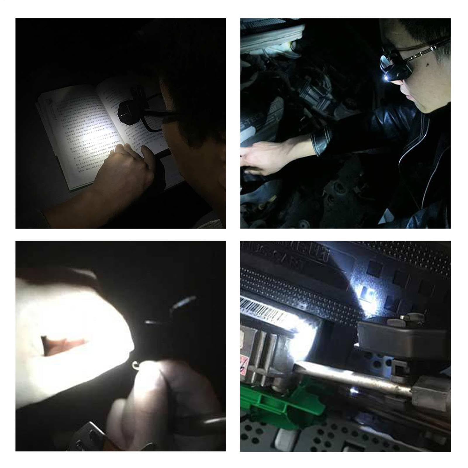 Clip per luce del libro - Clip LED super luminosa flessibile | Luce da libro a clip super luminosa,torcia a LED per la lettura notturna della corsa di, luce da lettura per occhiali